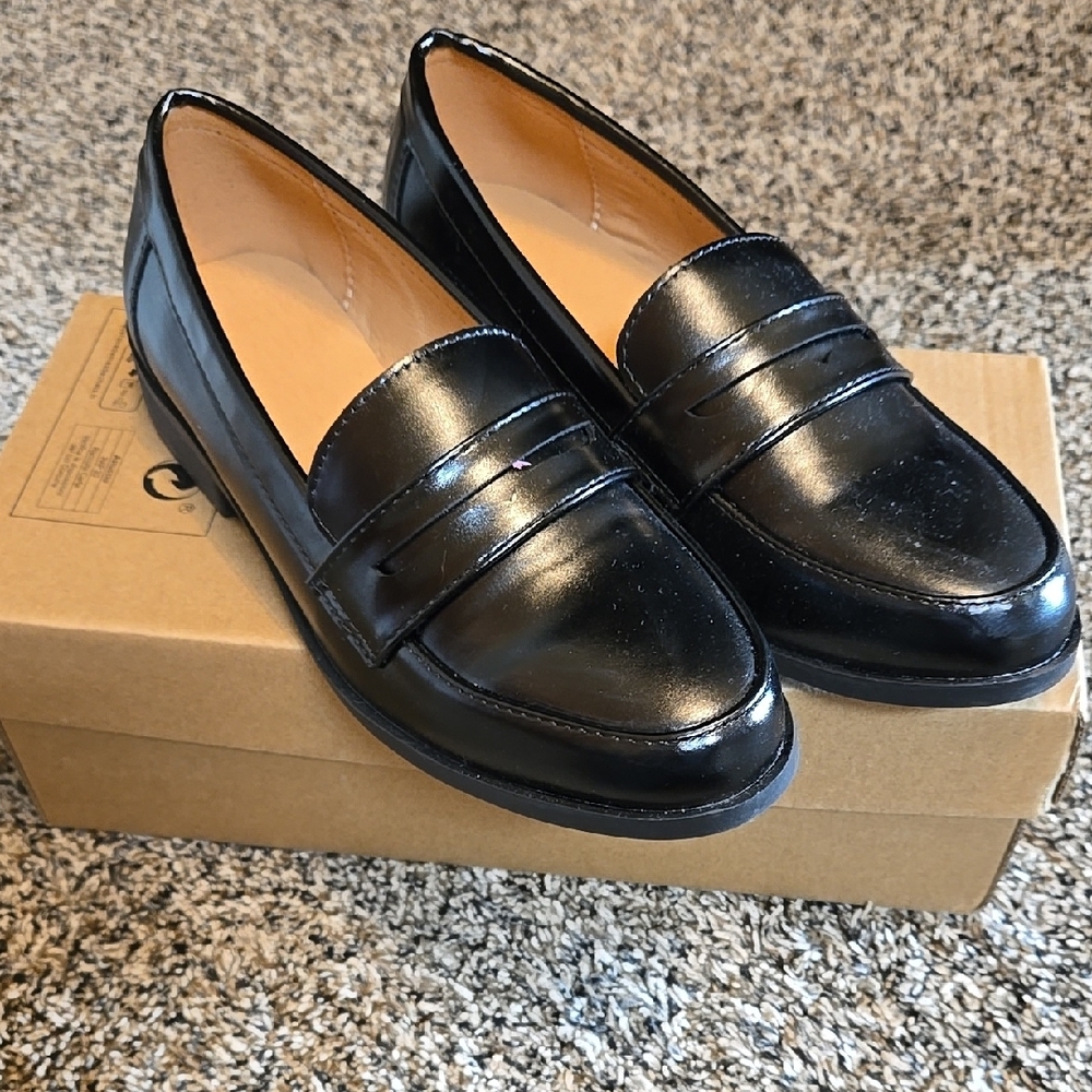Classic Black Loafers for Women